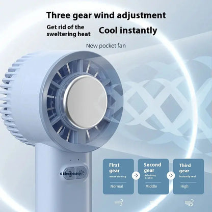 2024 Summer Gadget Handheld Turbo Jet Fan Mini Portable Ice Cold Fan Generation Brushless Motor Wind High Speed Duct Fans Violent Blower - Mary’s TT Shop