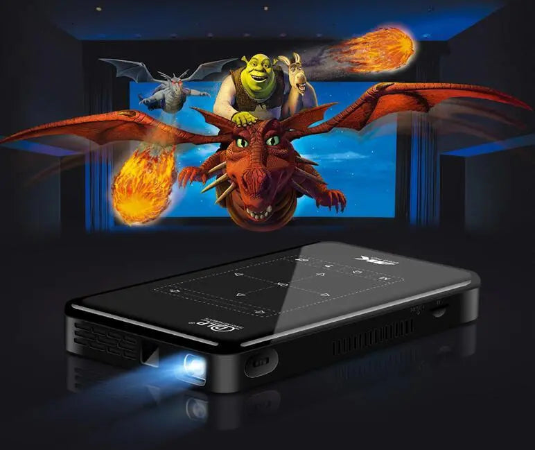 Portable mini projector P9 2nd Generation 16G Projector - Mary’s TT Shop