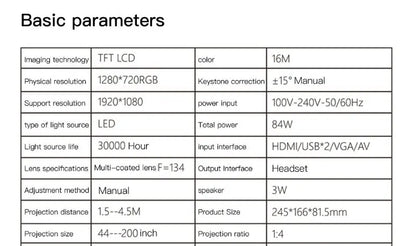 Smart projector - Mary’s TT Shop