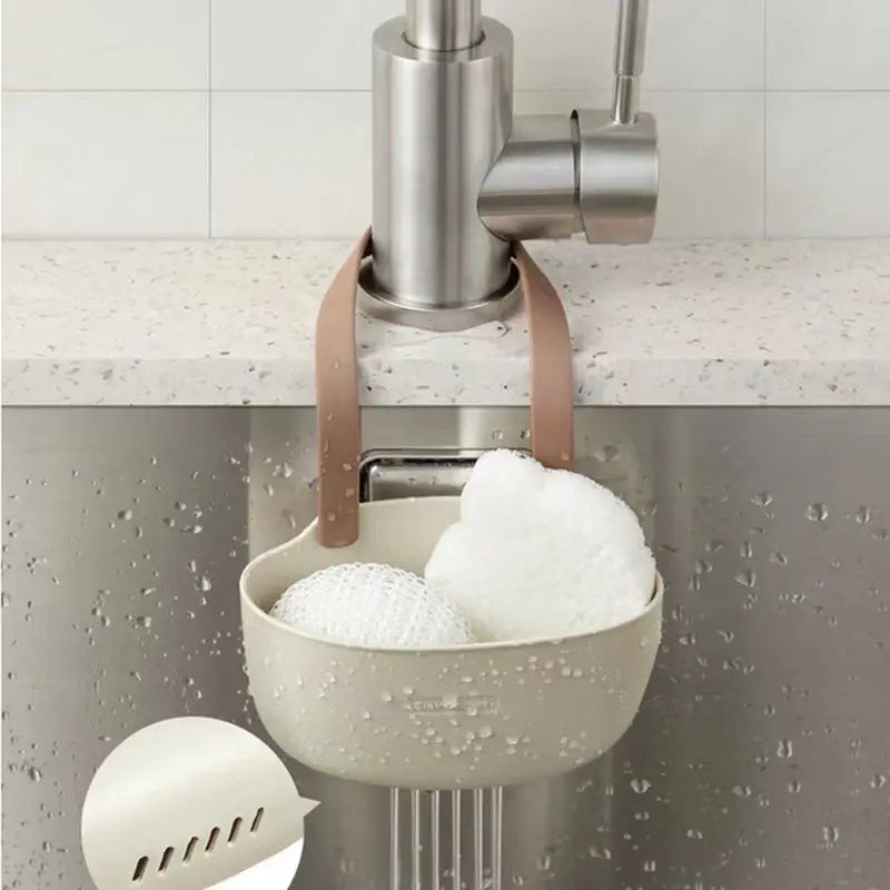 Kitchen Space Aluminum Sink Drain Rack Sponge Storage Faucet Holder Soap Drainer Shelf Basket Organizer Bathroom Accessories - Mary’s TT Shop