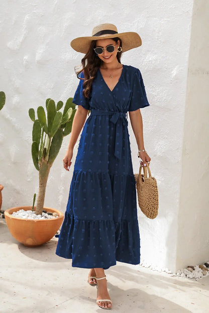 Summer dresses Short Sleeve Dress - Mary’s TT Shop