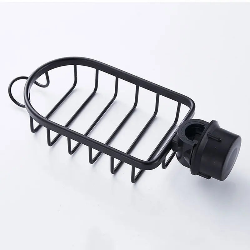 Kitchen Space Aluminum Sink Drain Rack Sponge Storage Faucet Holder Soap Drainer Shelf Basket Organizer Bathroom Accessories - Mary’s TT Shop