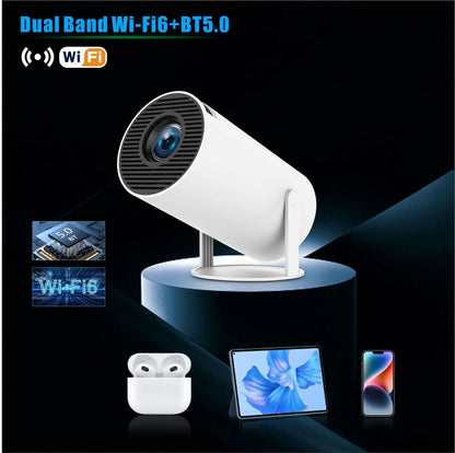 HY300 Pro Projector Home Theater Entertainment Portable Small Projector - Mary’s TT Shop