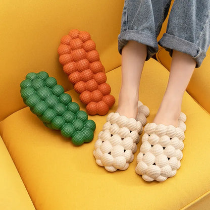 New Summer Fashion Massage Mesh Bubble Bathroom Slides Home Indoor Anti-Skid Shoes - Mary’s TT Shop