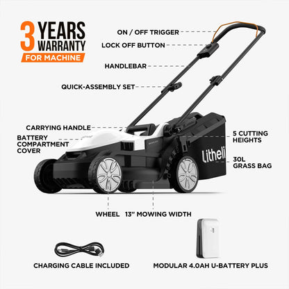 Cordless 13 inch Lawnmower - Mary’s TT Shop