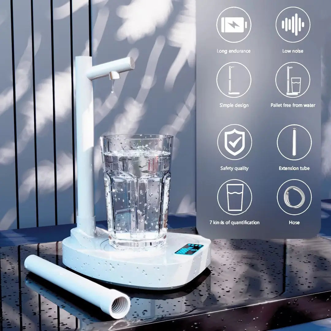 Added Extension Tupe Water Dispenser Automatic Water Bottle Desktop Rechargeable Water Dispenser With Stand - Mary’s TT Shop