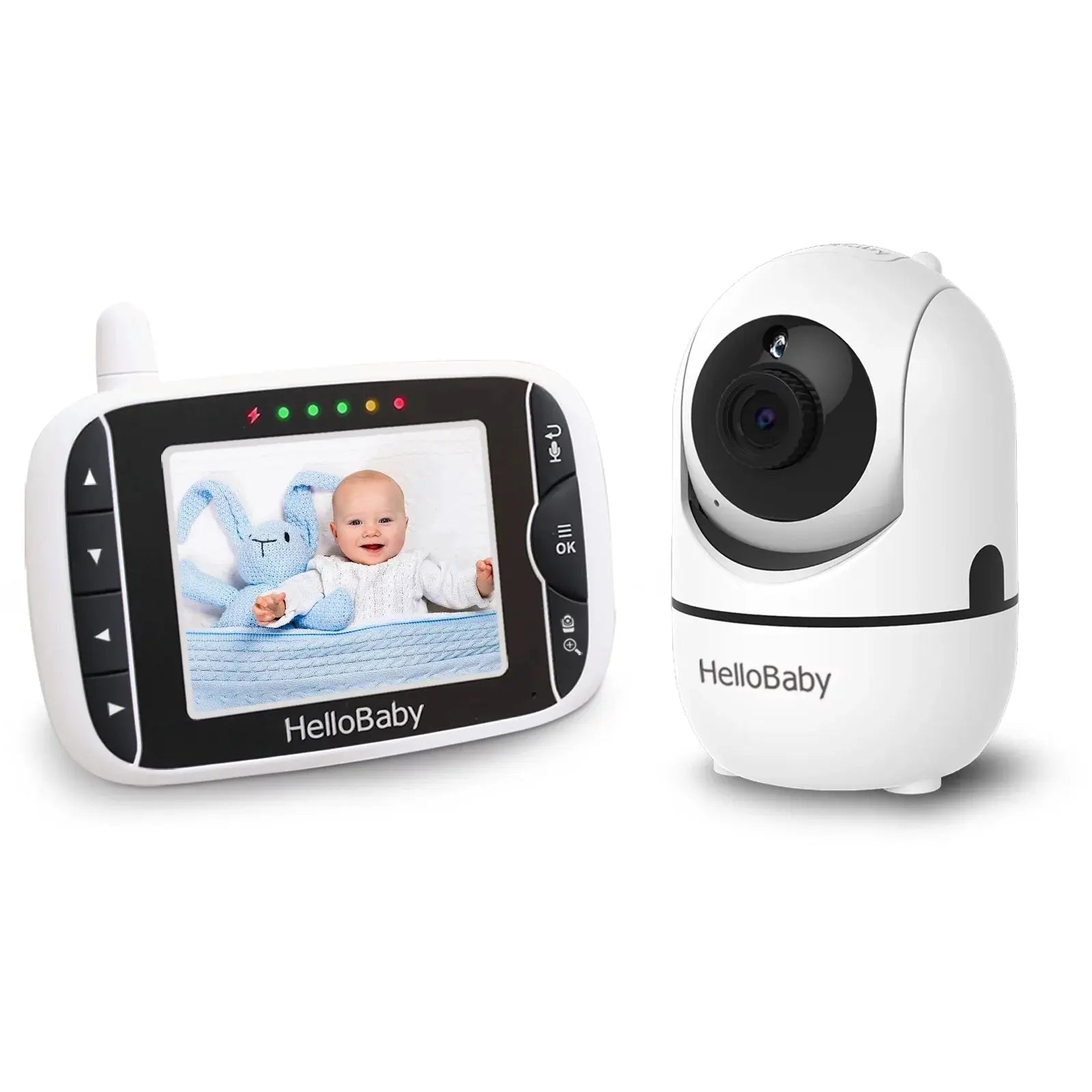 Baby Monitor with Remote Pan-Tilt-Zoom Camera, 3.2 Inch Video Baby Monitor HB65 with Camera and Audio, Night Vision, 2-Way Talk,Temperature Sensor, 960Ft Range - Mary’s TT Shop