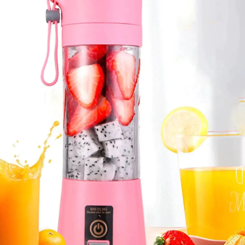 Hot Electric Juicer USB Rechargeable Handheld Smoothie Blender Fruit Mixers Milkshake Maker Machine Food Grade Material HOT SALE - Mary’s TT Shop