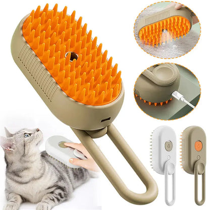 Cat Steam Brush Steamy Dog Brush 3 in 1 Electric Spray Cat Hair Brushes for Massage Pet Grooming Comb Hair Removal Combs Pet Products - Mary’s TT Shop