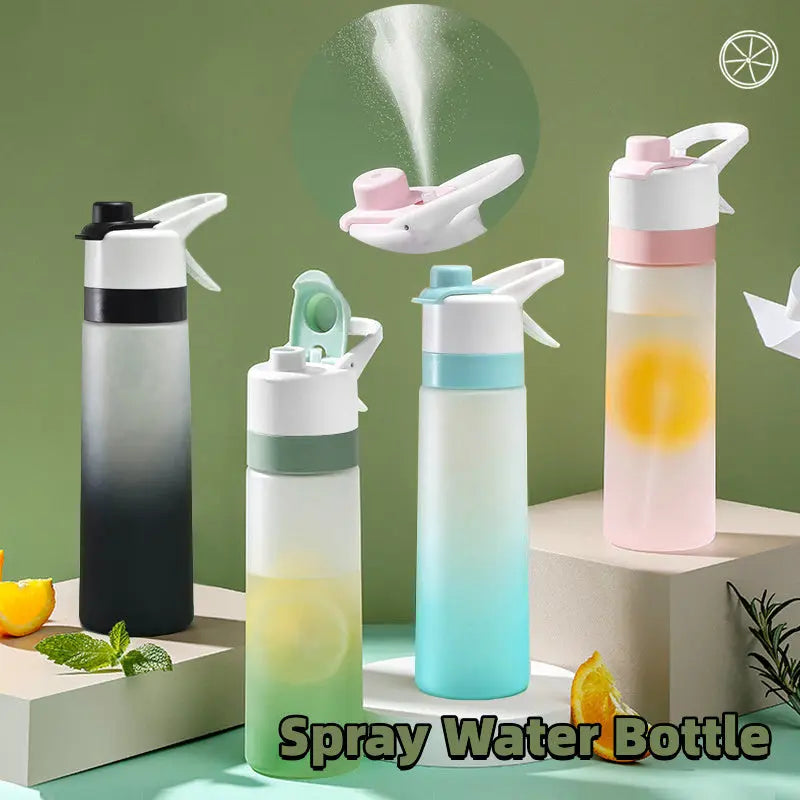 Spray Water Bottle For Girls Outdoor Sport Fitness Water Cup Large Capacity Spray Bottle Drinkware Travel Bottles Kitchen Gadgets - Mary’s TT Shop