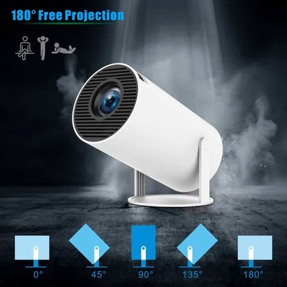 HY300 Pro Projector Home Theater Entertainment Portable Small Projector - Mary’s TT Shop