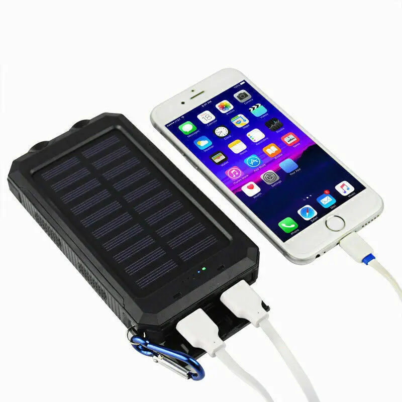 Super 20000Mah USB Portable Charger Solar Power Bank for Iphone Cell Phone 2023 - Mary’s TT Shop