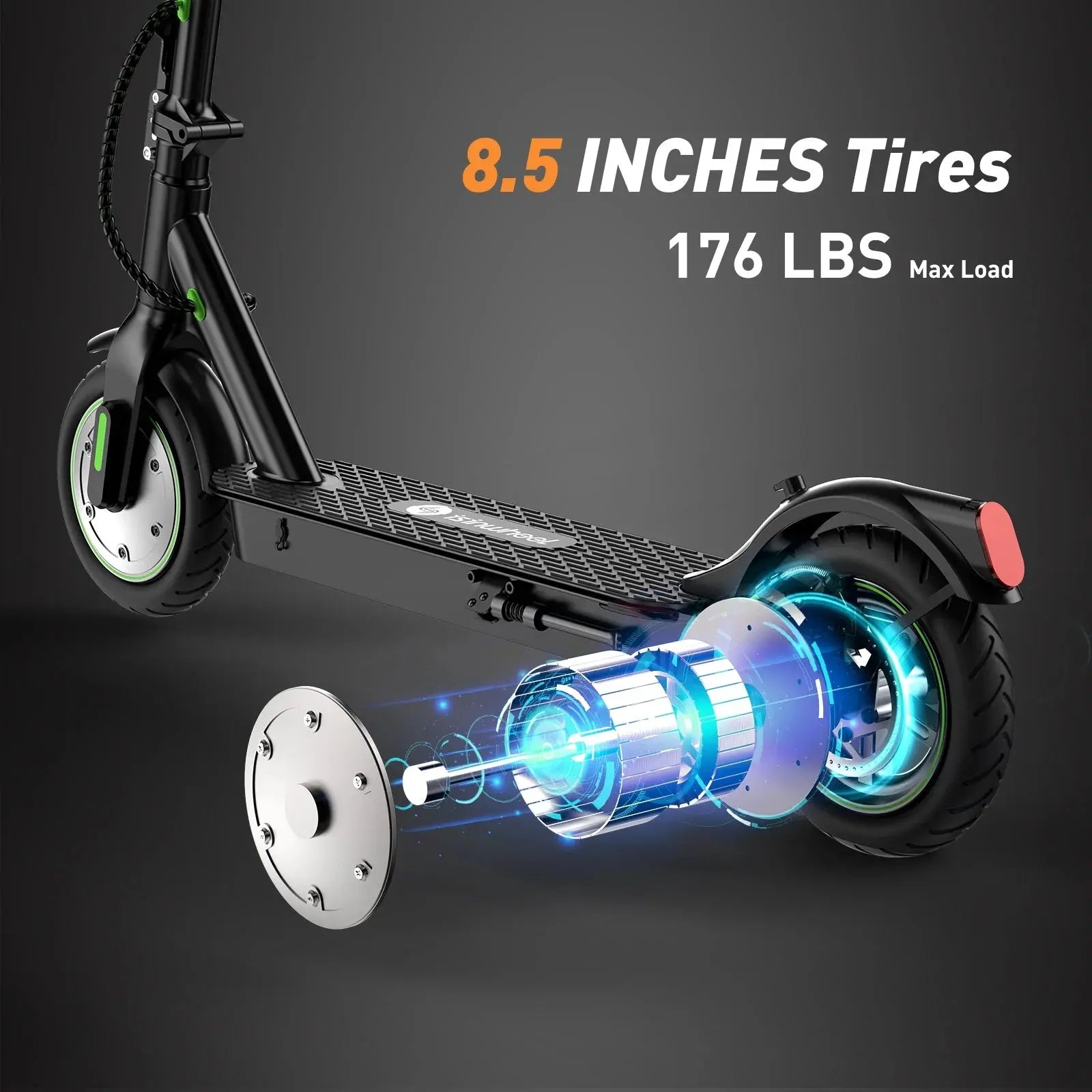 S9Pro Electric Scooter, 18.6 Mph E Scooter, up to 21 Miles Long Range 350W Electric Scooters Adults, Pneumatic Tires with Smart Scooter App - Mary’s TT Shop