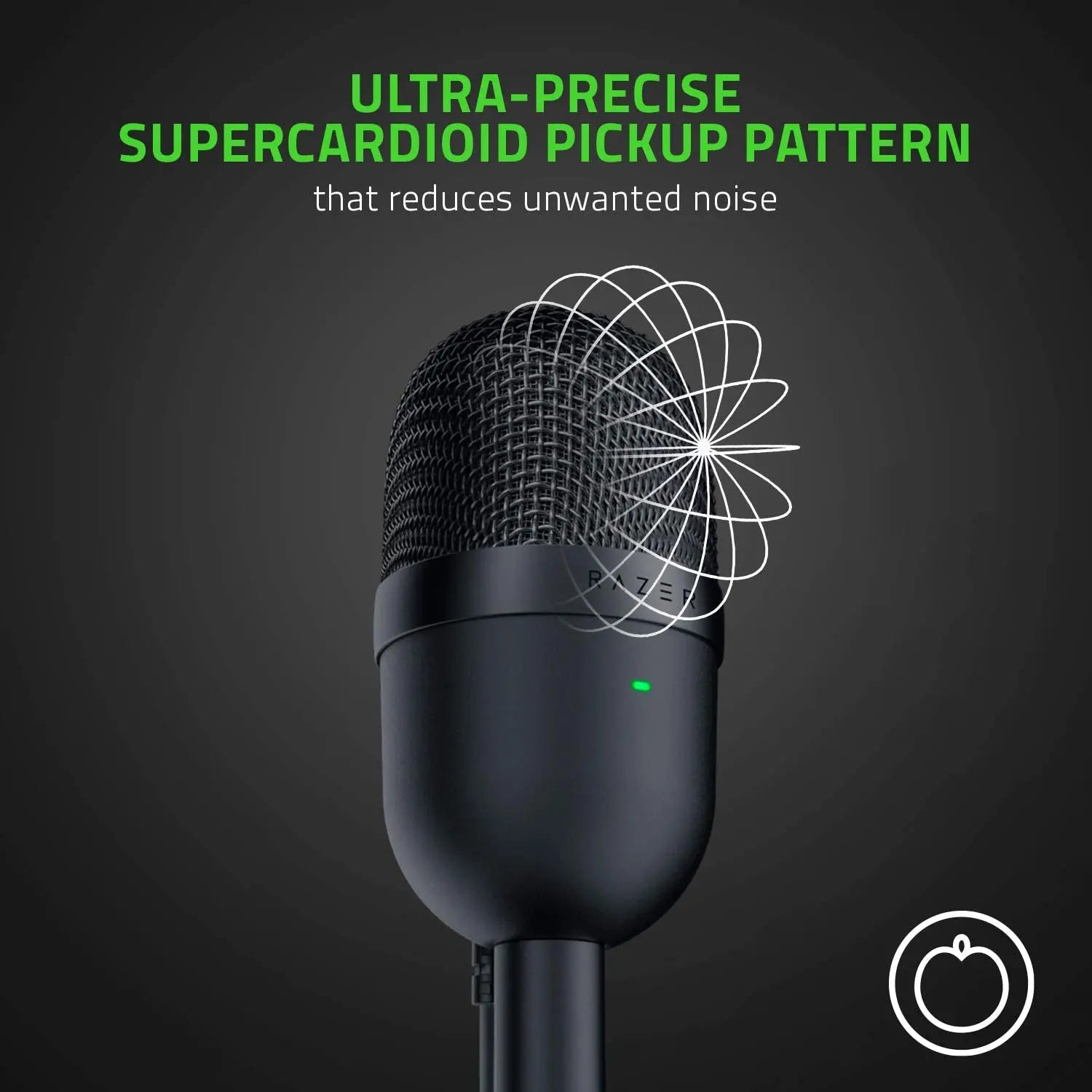 Seiren Mini USB Condenser Microphone: for Streaming and Gaming on PC - Professional Recording Quality - Precise Supercardioid Pickup Pattern - Tilting Stand - Shock Resistant - Classic Black - Mary’s TT Shop