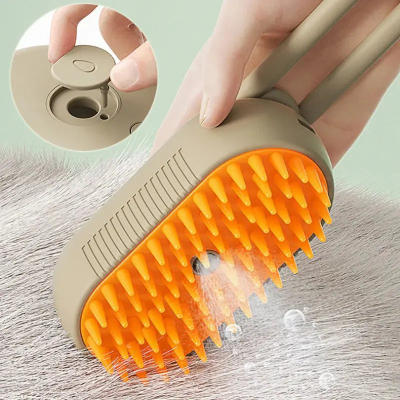 Cat Steam Brush Steamy Dog Brush 3 in 1 Electric Spray Cat Hair Brushes for Massage Pet Grooming Comb Hair Removal Combs Pet Products - Mary’s TT Shop