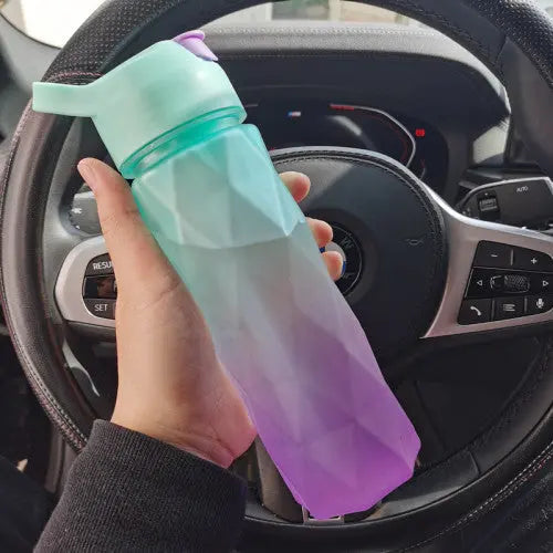 Spray Water Bottle For Girls Outdoor Sport Fitness Water Cup Large Capacity Spray Bottle Drinkware Travel Bottles Kitchen Gadgets - Mary’s TT Shop