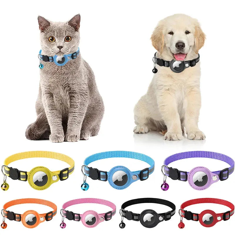 Anti-Lost Pet Cat Collar for the Apple Airtag Protective Tracker anti Lost Positioning Collar Waterproof Reflective Pet Collars - Mary’s TT Shop