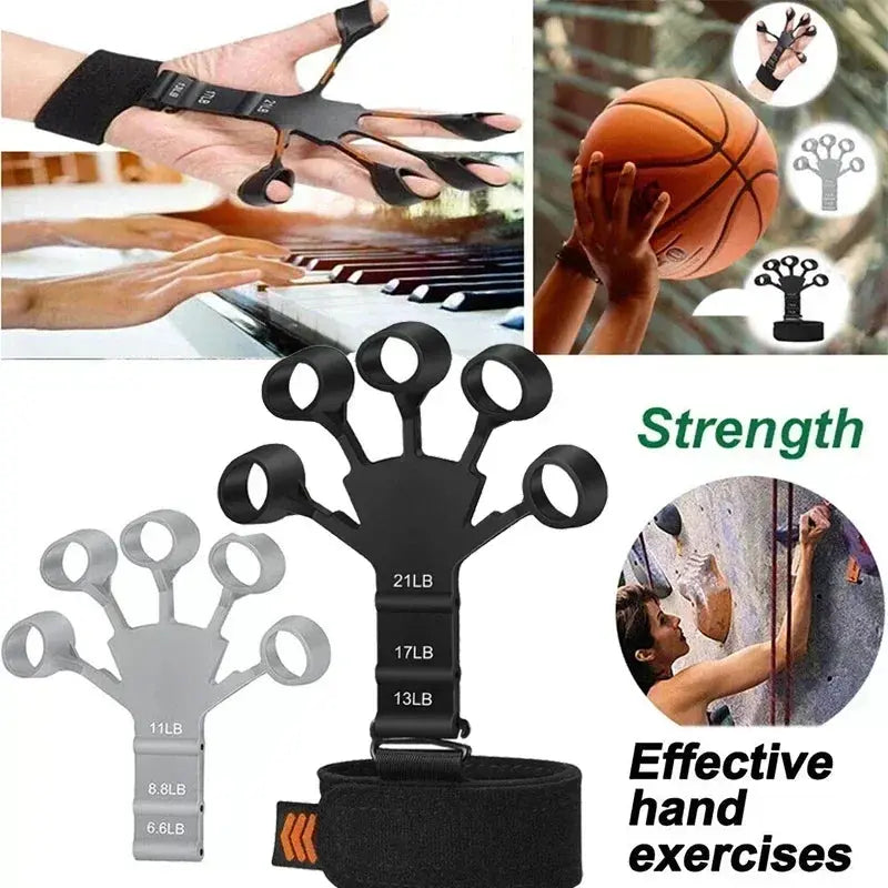 Silicone Grip Training and Exercise Finger Exercise Stretcher Hand Strengthener Arthritis Grip Trainer Hand Brush Expander Grips - Mary’s TT Shop