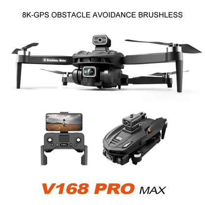 For Xiaomi V168 Drone 8K 5G GPS Professional HD Aerial Photography Dual-Camera Omnidirectional Obstacle Avoidance Drone Original - Mary’s TT Shop