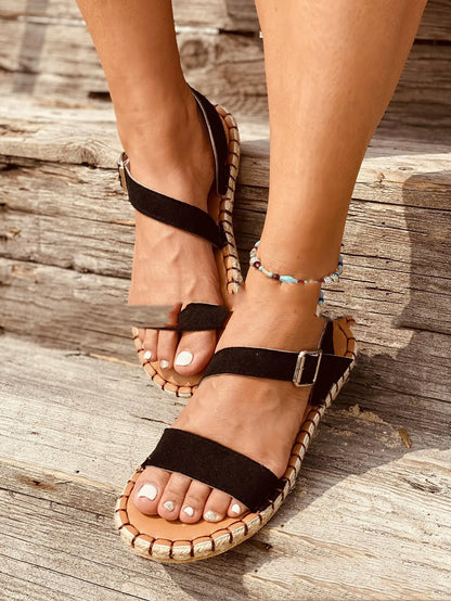 Side Buckle Sandals - Mary’s TT Shop