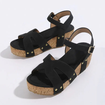 Rope Bottom Platform Sandals For Women - Mary’s TT Shop