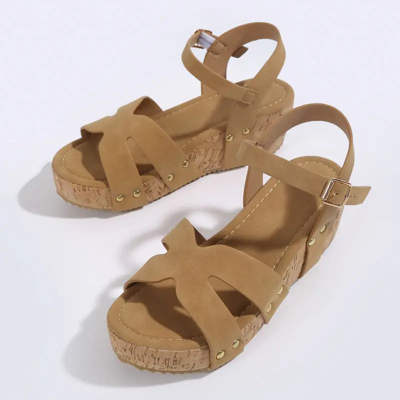 Rope Bottom Platform Sandals For Women - Mary’s TT Shop