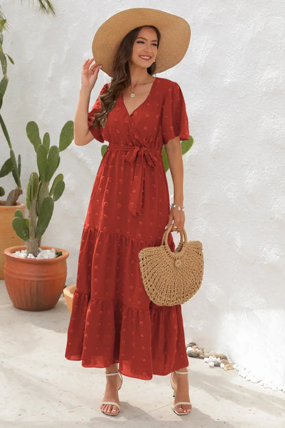 Summer dresses Short Sleeve Dress - Mary’s TT Shop