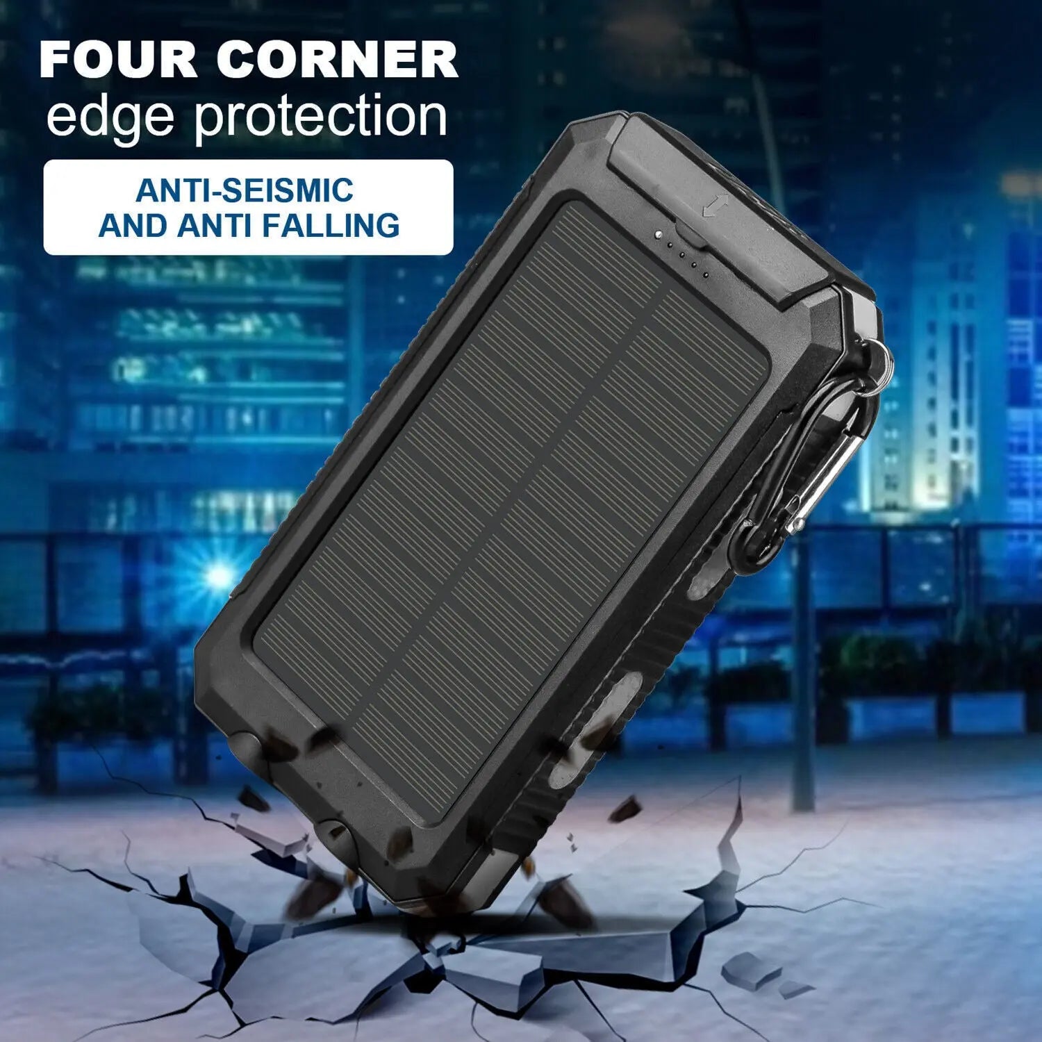 Super 20000Mah USB Portable Charger Solar Power Bank for Iphone Cell Phone 2023 - Mary’s TT Shop