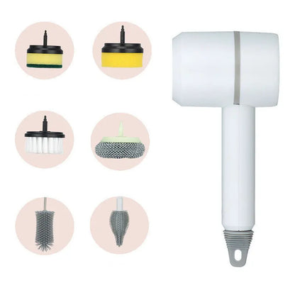 Electric Cleaning Brush Dishwashing Brush Automatic Wireless USB Rechargeable Professional Kitchen Bathtub Tile Cleaning Brushes My Store