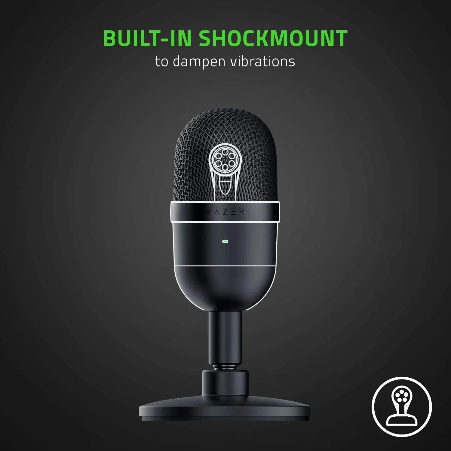 Seiren Mini USB Condenser Microphone: for Streaming and Gaming on PC - Professional Recording Quality - Precise Supercardioid Pickup Pattern - Tilting Stand - Shock Resistant - Classic Black - Mary’s TT Shop