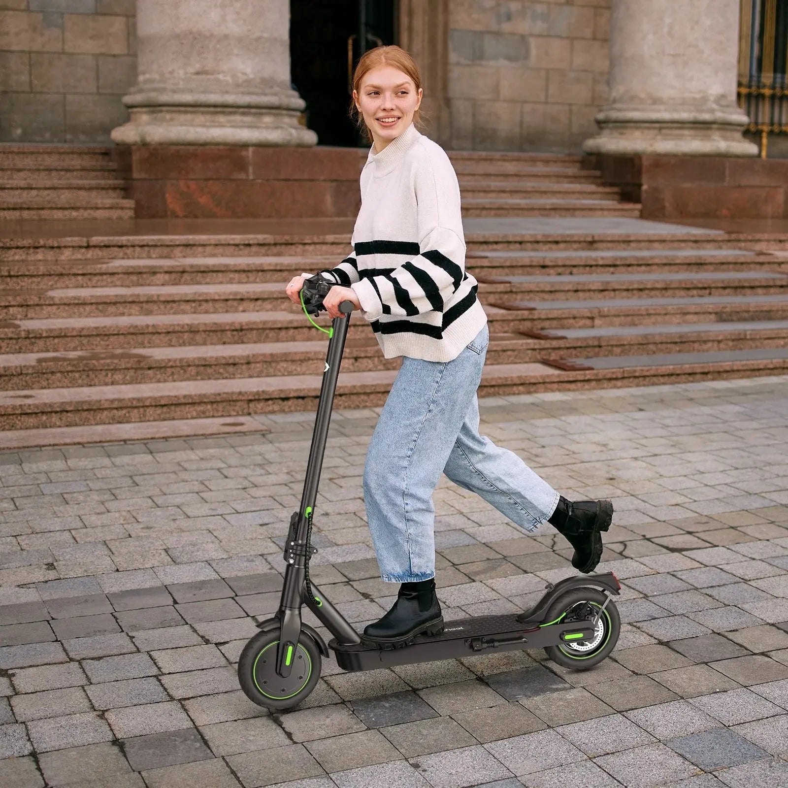 S9Pro Electric Scooter, 18.6 Mph E Scooter, up to 21 Miles Long Range 350W Electric Scooters Adults, Pneumatic Tires with Smart Scooter App - Mary’s TT Shop