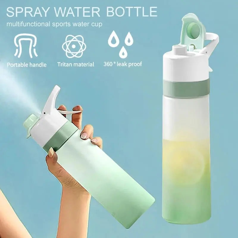 Spray Water Bottle For Girls Outdoor Sport Fitness Water Cup Large Capacity Spray Bottle Drinkware Travel Bottles Kitchen Gadgets - Mary’s TT Shop