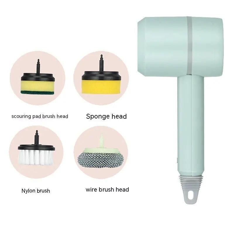 Electric Cleaning Brush Dishwashing Brush Automatic Wireless USB Rechargeable Professional Kitchen Bathtub Tile Cleaning Brushes My Store