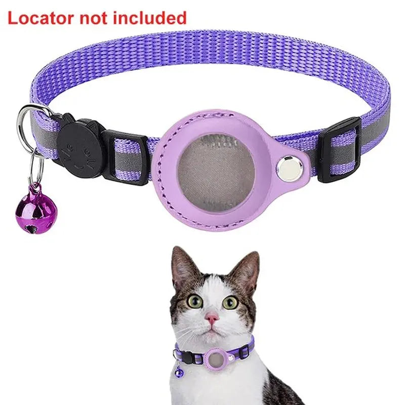 Anti-Lost Pet Cat Collar for the Apple Airtag Protective Tracker anti Lost Positioning Collar Waterproof Reflective Pet Collars - Mary’s TT Shop