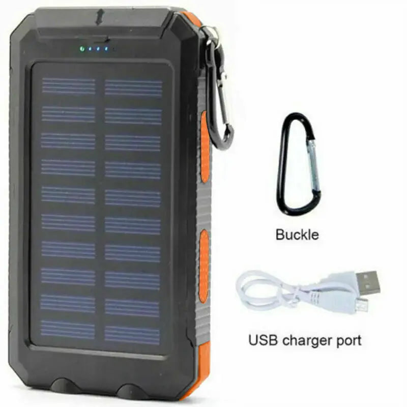 Super 20000Mah USB Portable Charger Solar Power Bank for Iphone Cell Phone 2023 - Mary’s TT Shop